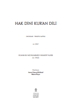 Hak Dini Kur’an Dili: cilt 6